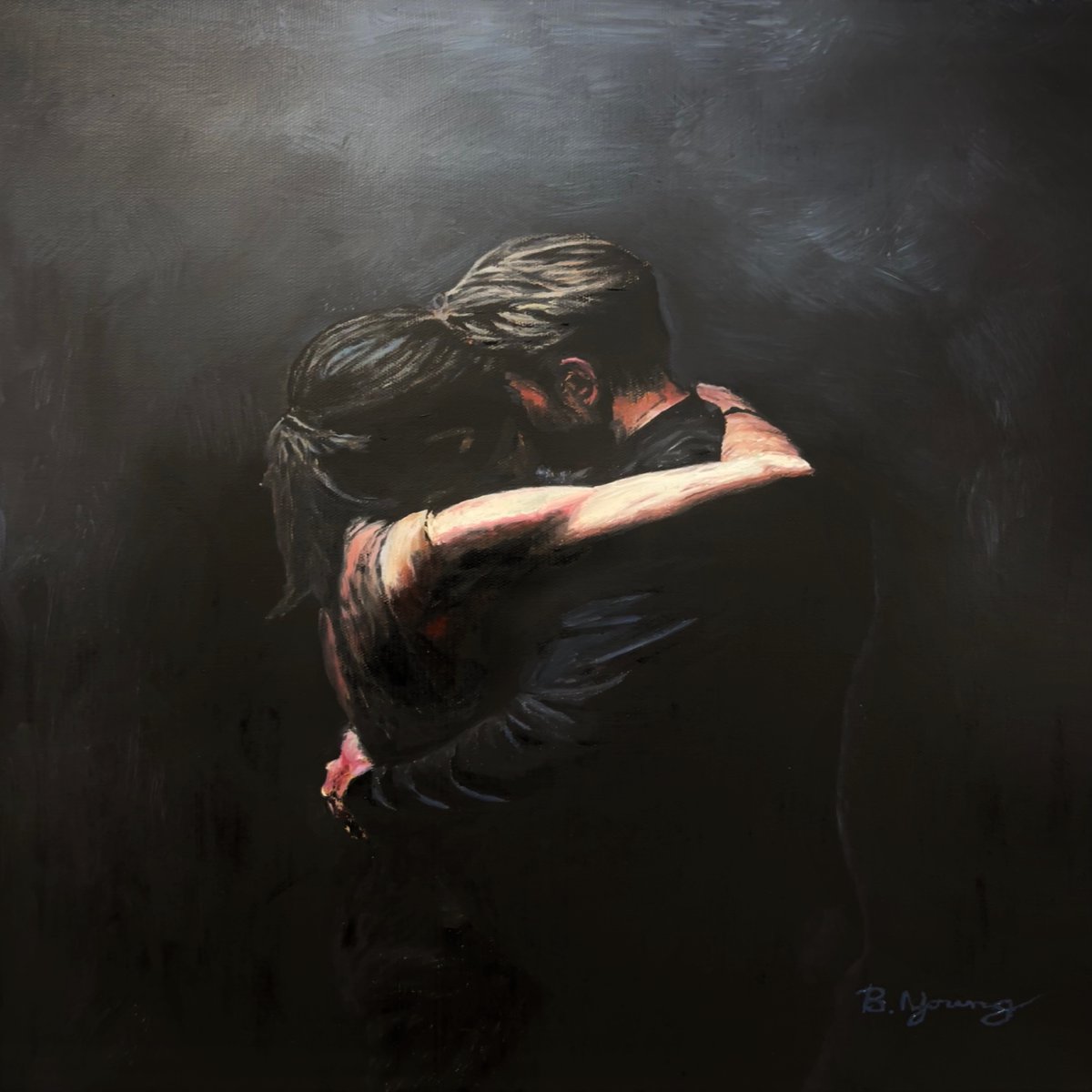 Final Embrace - Oil Painting by Ben Young