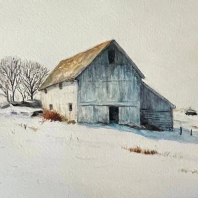 Winter Barn I