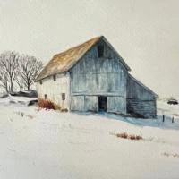Winter Barn I