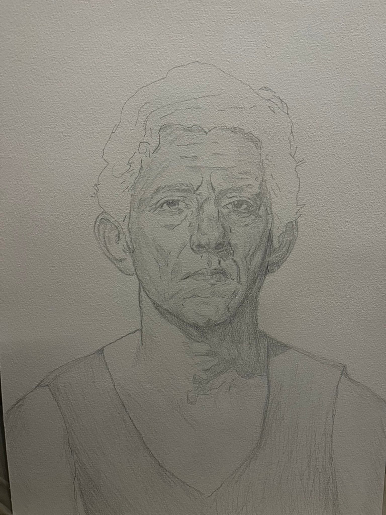 Jerry Lee Lewis Mugshot Sketch